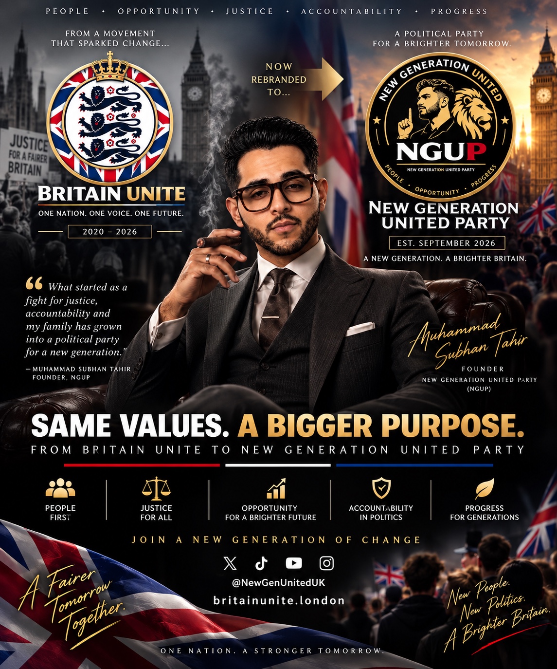 Muhammad Subhan Tahir, founder of NGUP